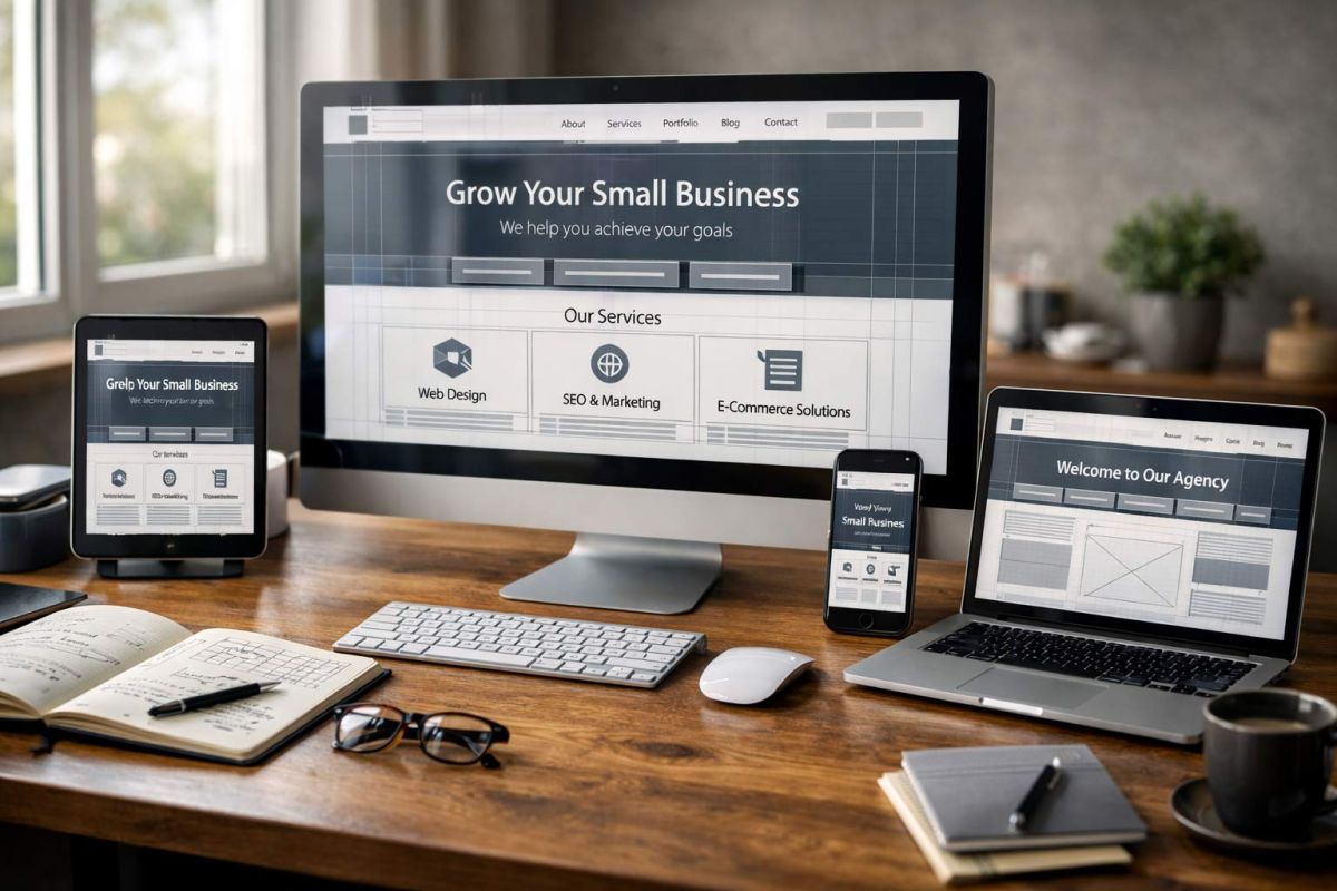 website design for small businesses in Australia
